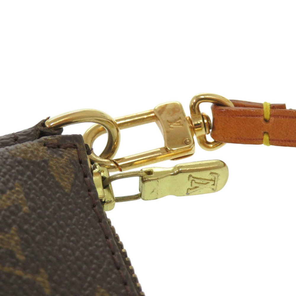 LOUIS VUITTON Authentic Brown Monogram Pochette Pouch - Picture 8 of 8